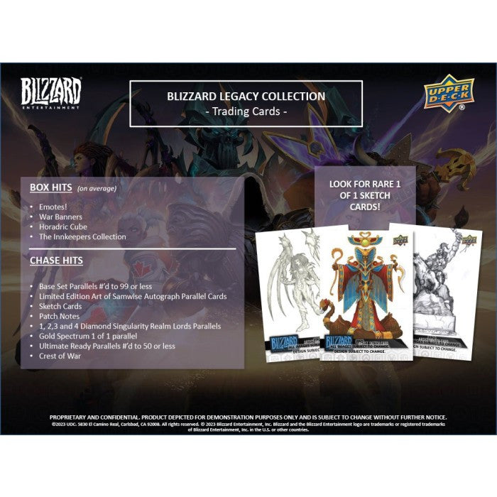 2023 Upper Deck Blizzard Entertainment Legacy Collection Hobby Box