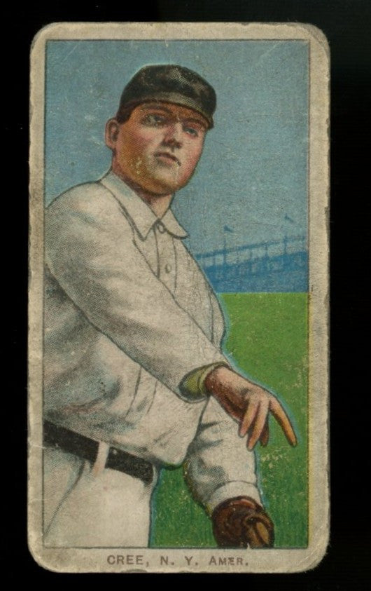1909-1911 T206 Birdie Cree Piedmont Back Low Grade