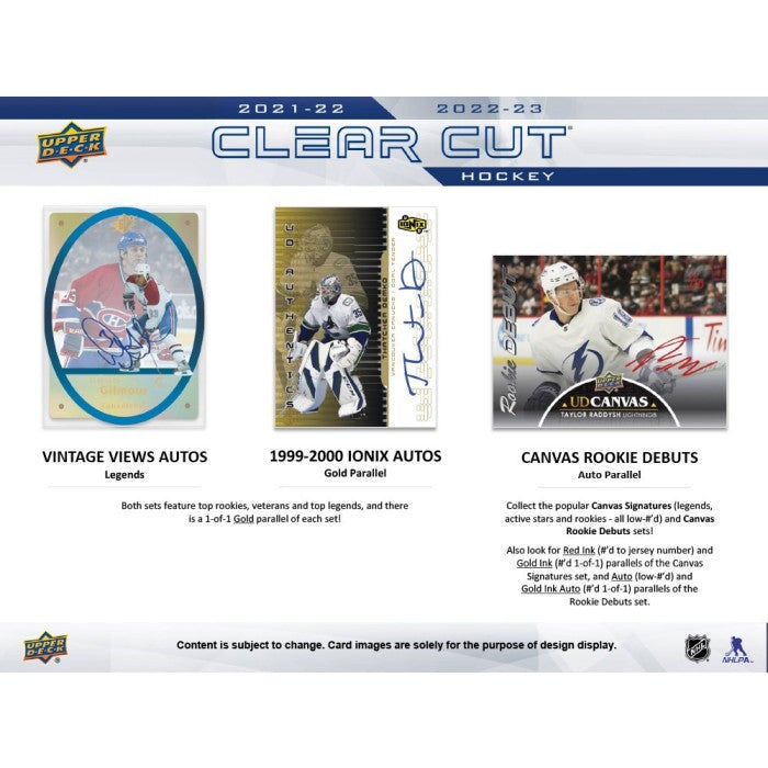 2022/23 Upper Deck Clear Cut Hockey Hobby Case (30)