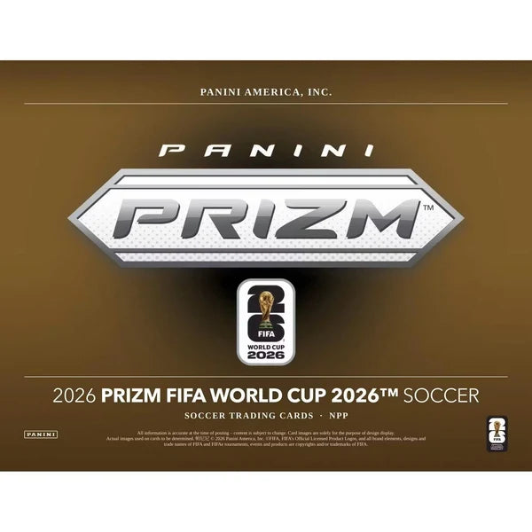2026 Panini Prizm FIFA World Cup Soccer Retail Box