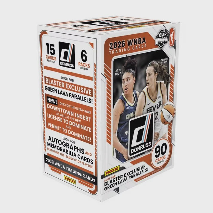 2026 Panini Donruss WNBA Basketball Hobby Blaster Box (Green Lava Parallel)