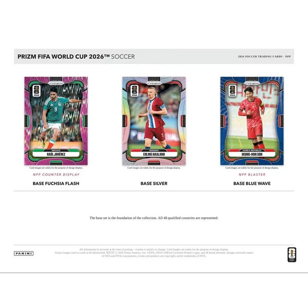 2026 Panini Prizm FIFA World Cup Soccer Retail Box