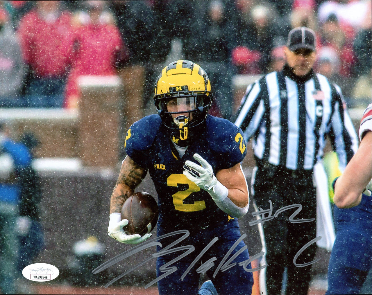 Blake Corum Signed 11x14 Photo JSA