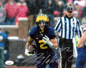 Blake Corum Signed 11x14 Photo JSA