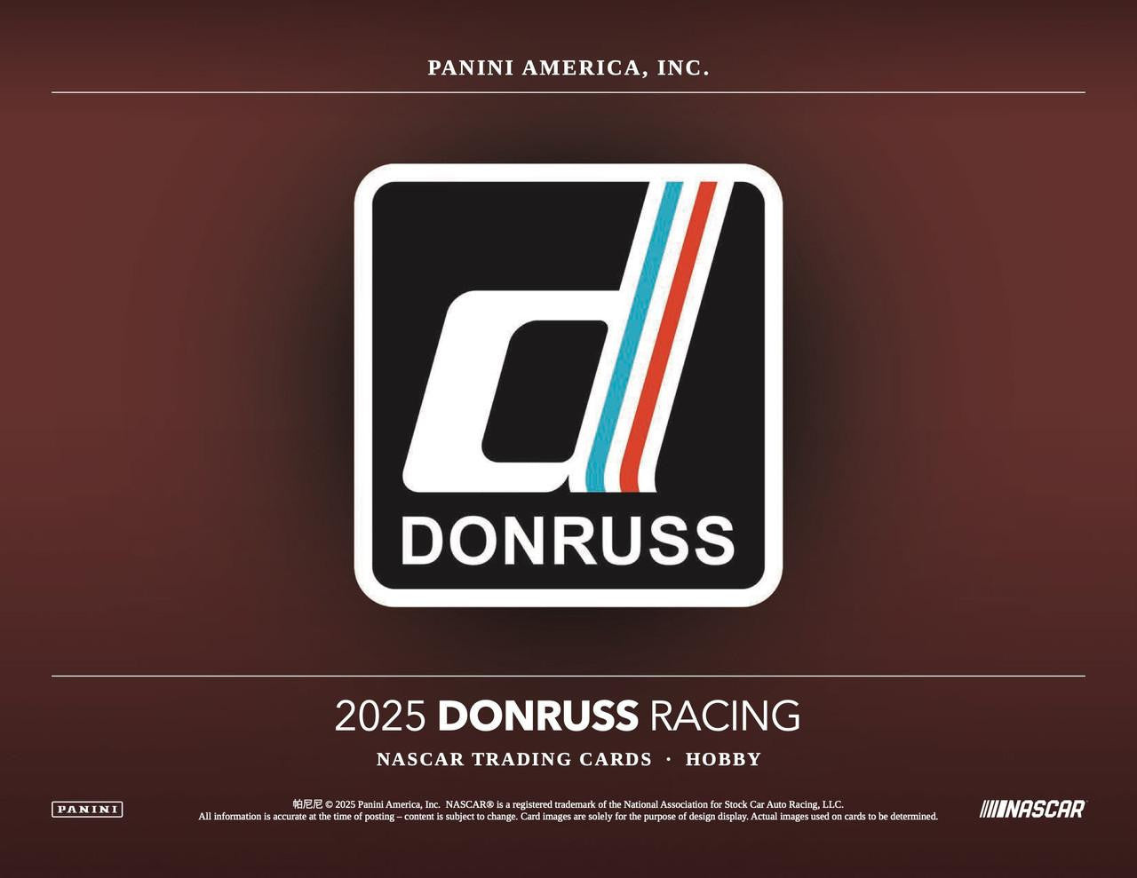2025 Panini Donruss Racing Hobby Box