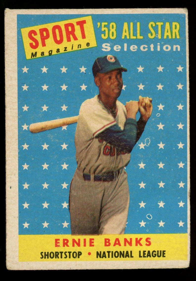1958 Topps Ernie Banks All Star #482 VG