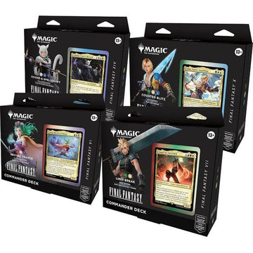 MTG: Final Fantasy Commander Deck 4ct Display