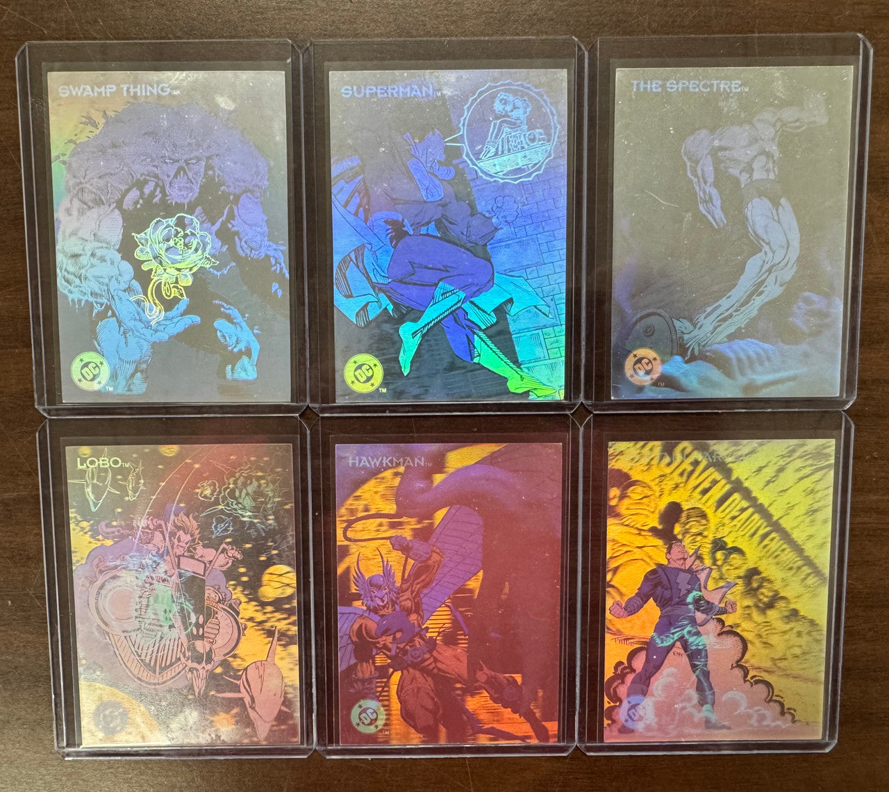 1993 Skybox DC Cosmic Teams Hologram Hall of Fame Set (6) EX