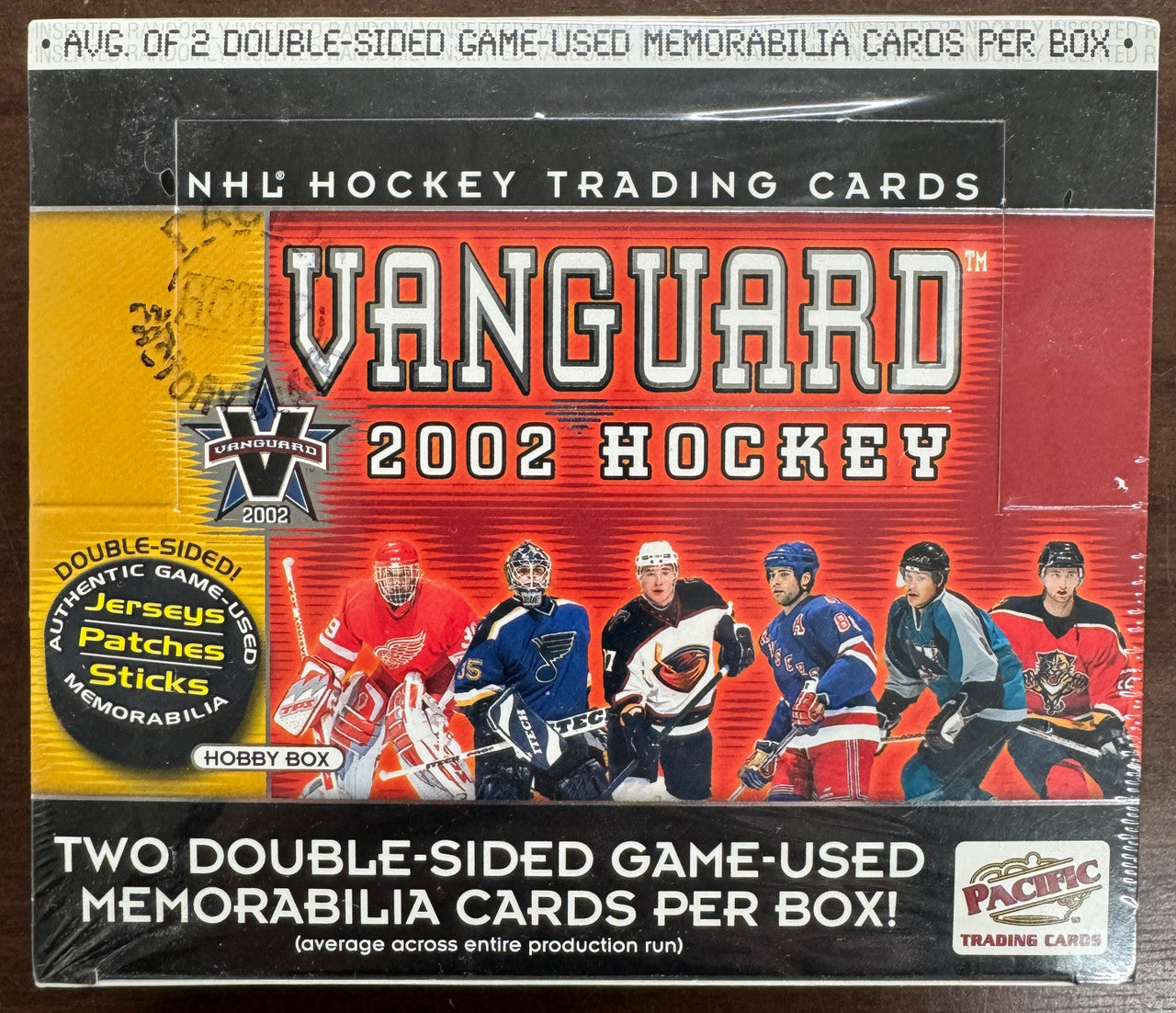 2001/02 Pacific Vanguard Hockey 24 Pack Hobby Box Factory Sealed