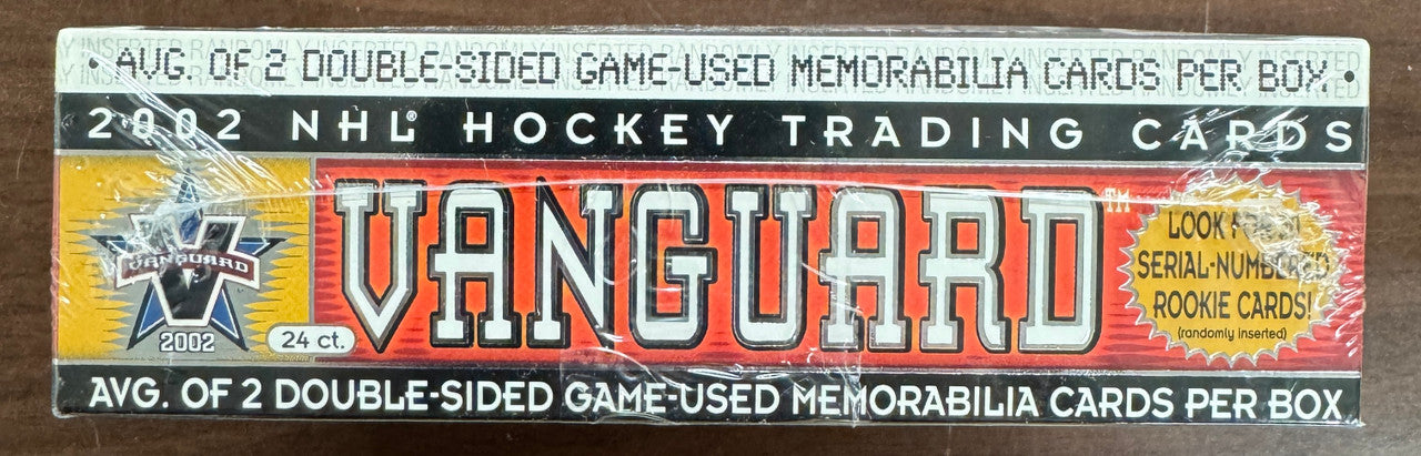 2001/02 Pacific Vanguard Hockey 24 Pack Hobby Box Factory Sealed