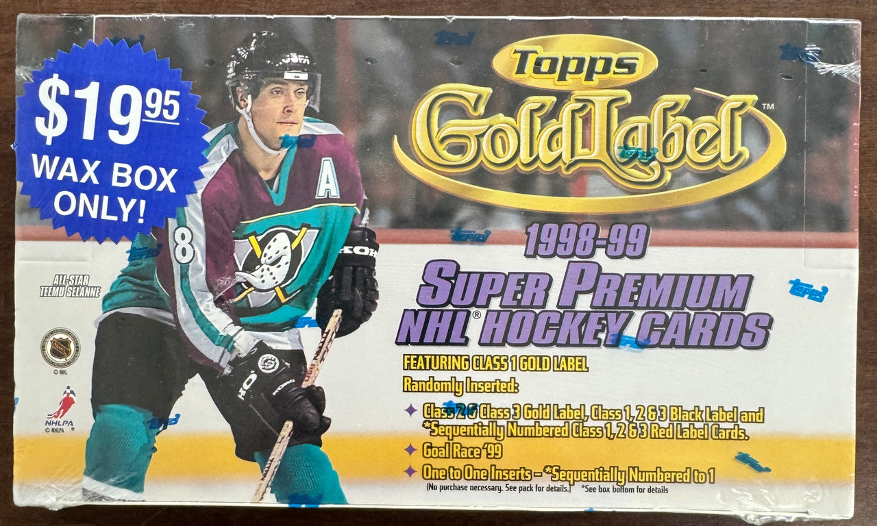 1998/99 Topps Gold Label Hockey 24 Pack Box Factory Sealed