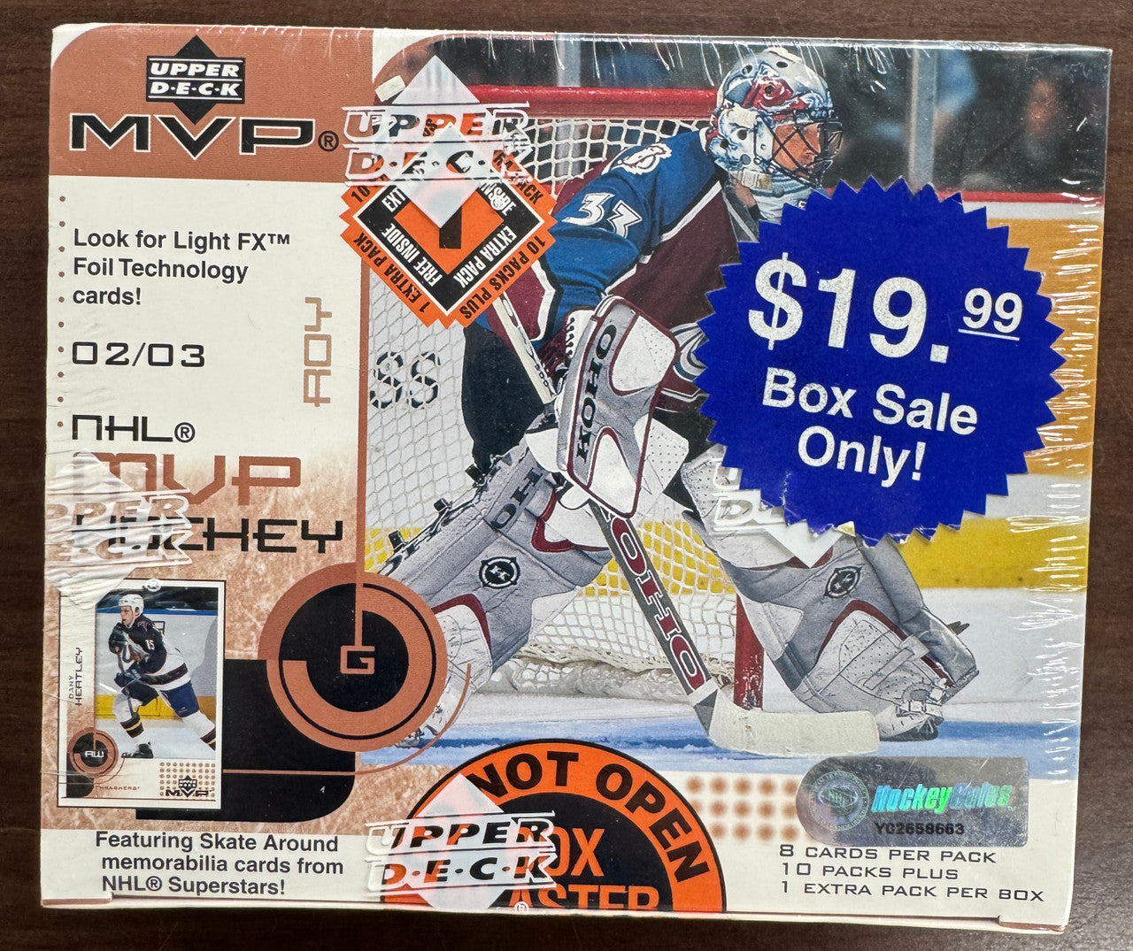 2002/03 Upper Deck MVP Hockey 11 Pack Blaster Box Factory Sealed