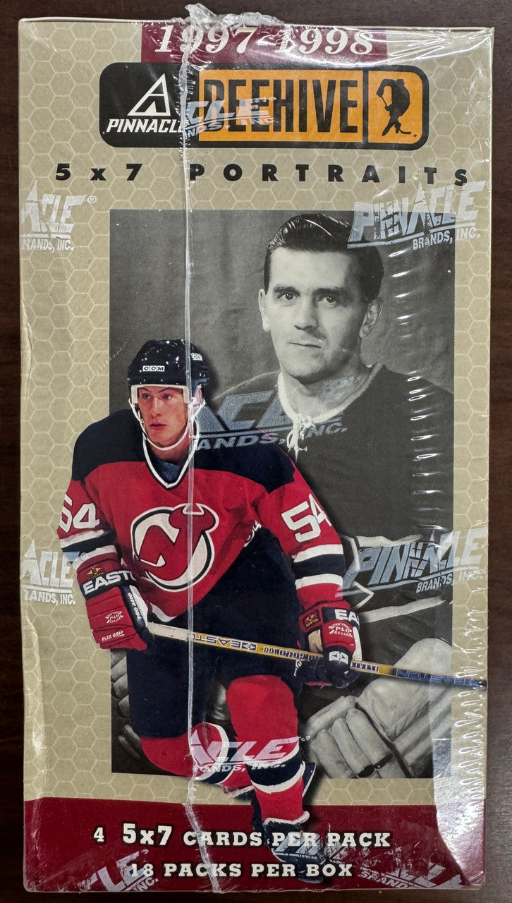 1997/98 Pinnacle Beehive 5x7 Portraits Hockey 18 Pack Box Factory Sealed
