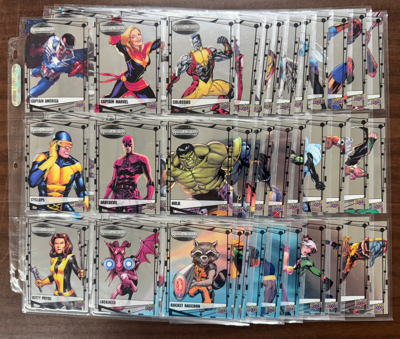 2015 Upper Deck Marvel Vibranium Complete Base Set (90) NM