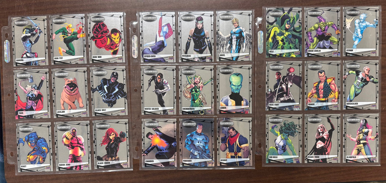 2015 Upper Deck Marvel Vibranium Complete Base Set (90) NM