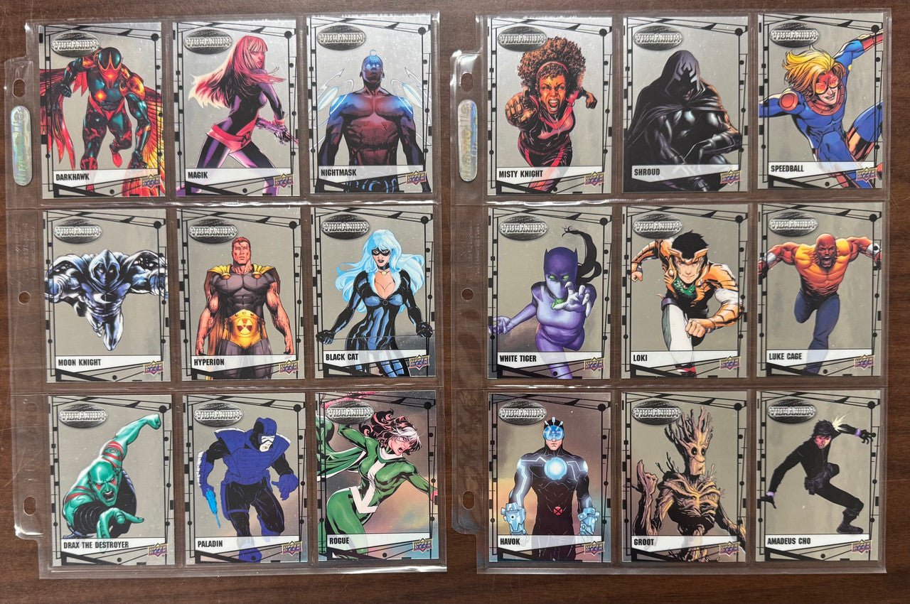 2015 Upper Deck Marvel Vibranium Complete Base Set (90) NM