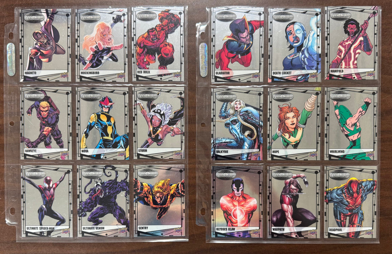 2015 Upper Deck Marvel Vibranium Complete Base Set (90) NM