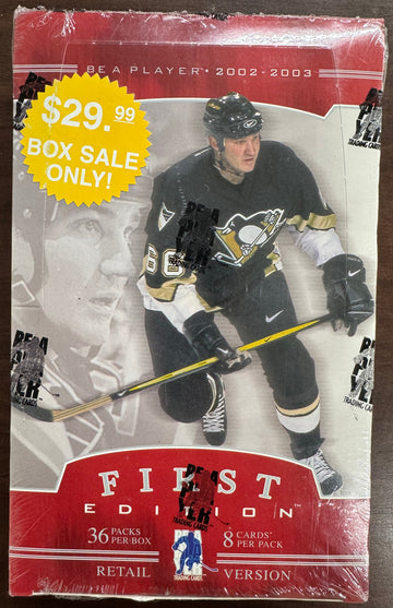 2002/03 Be A Player Hockey 36 Pack Retail Box Factory Sealed