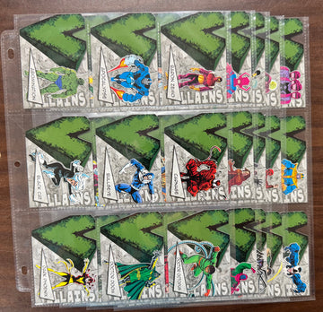 2012 Upper Deck Marvel Beginnings Villains Complete Insert Set (45) NM