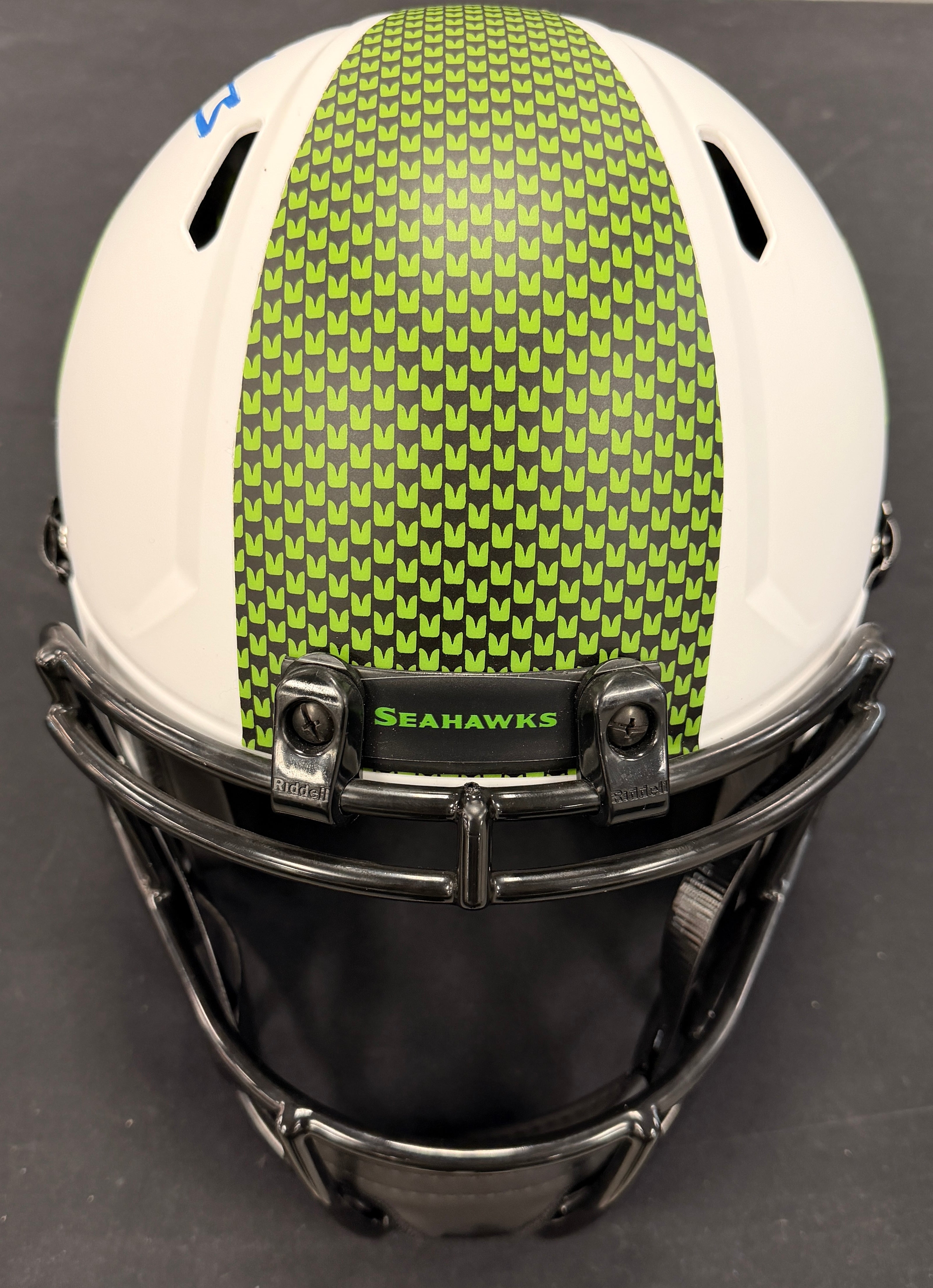 Kenneth Walker III Signed Autographed Riddell Seahawks Lunar Replica Helmet BAS