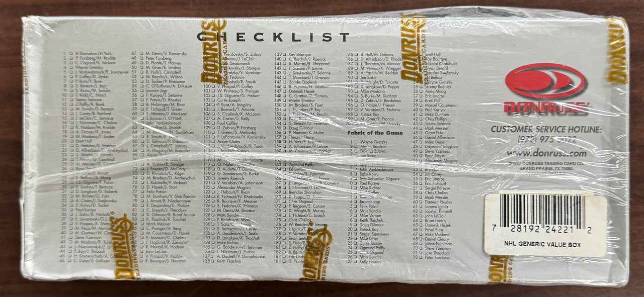 1996/97 Donruss Limited Hockey 24 Pack Box Factory Sealed