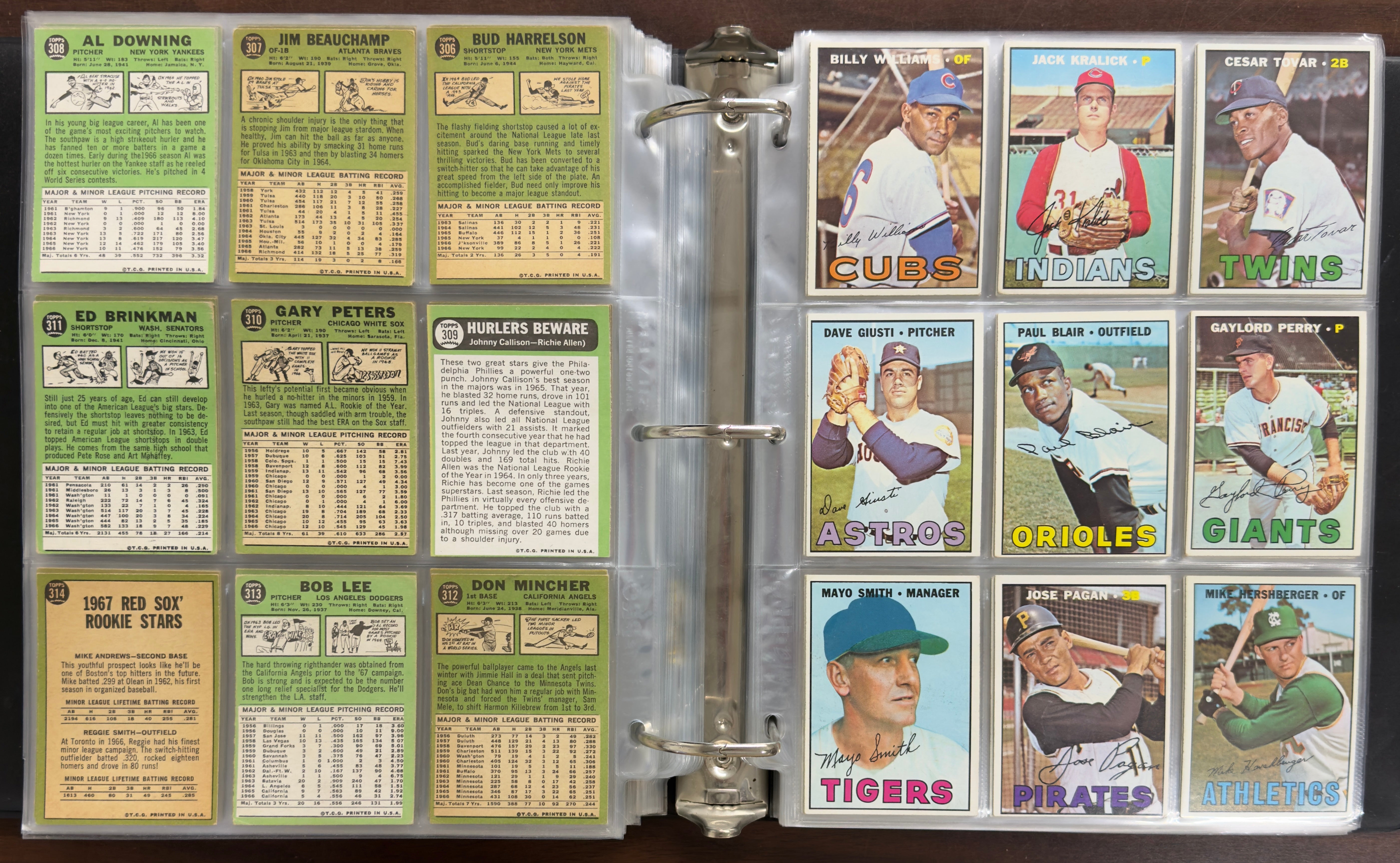 1967 Topps Baseball Complete Set VG-EX/EX w/ Wrapper, High #s & Variations