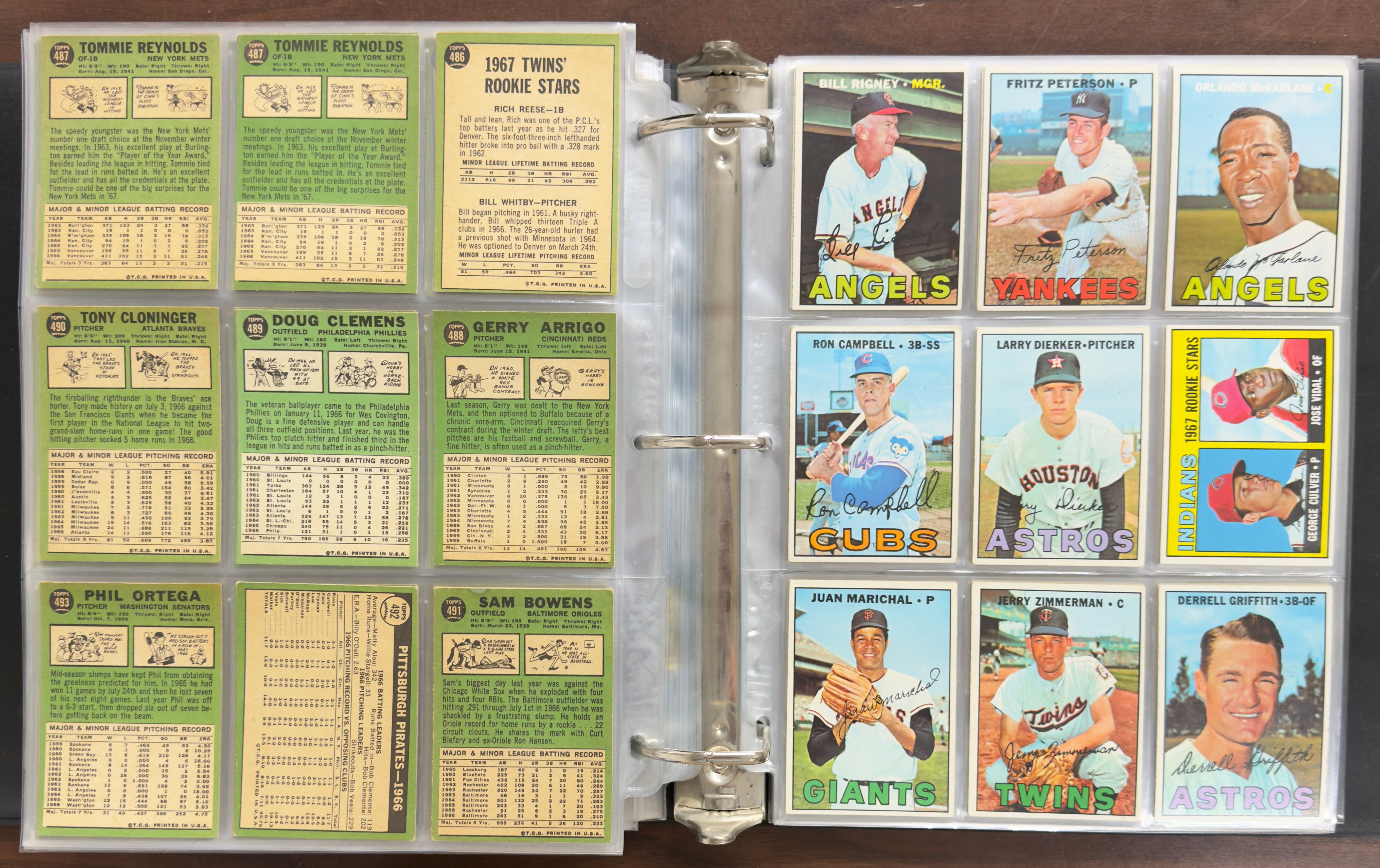 1967 Topps Baseball Complete Set VG-EX/EX w/ Wrapper, High #s & Variations