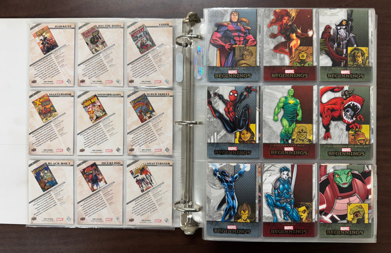 2011 Upper Deck Marvel Beginnings Series 1-3 Complete Base Set (540) NM