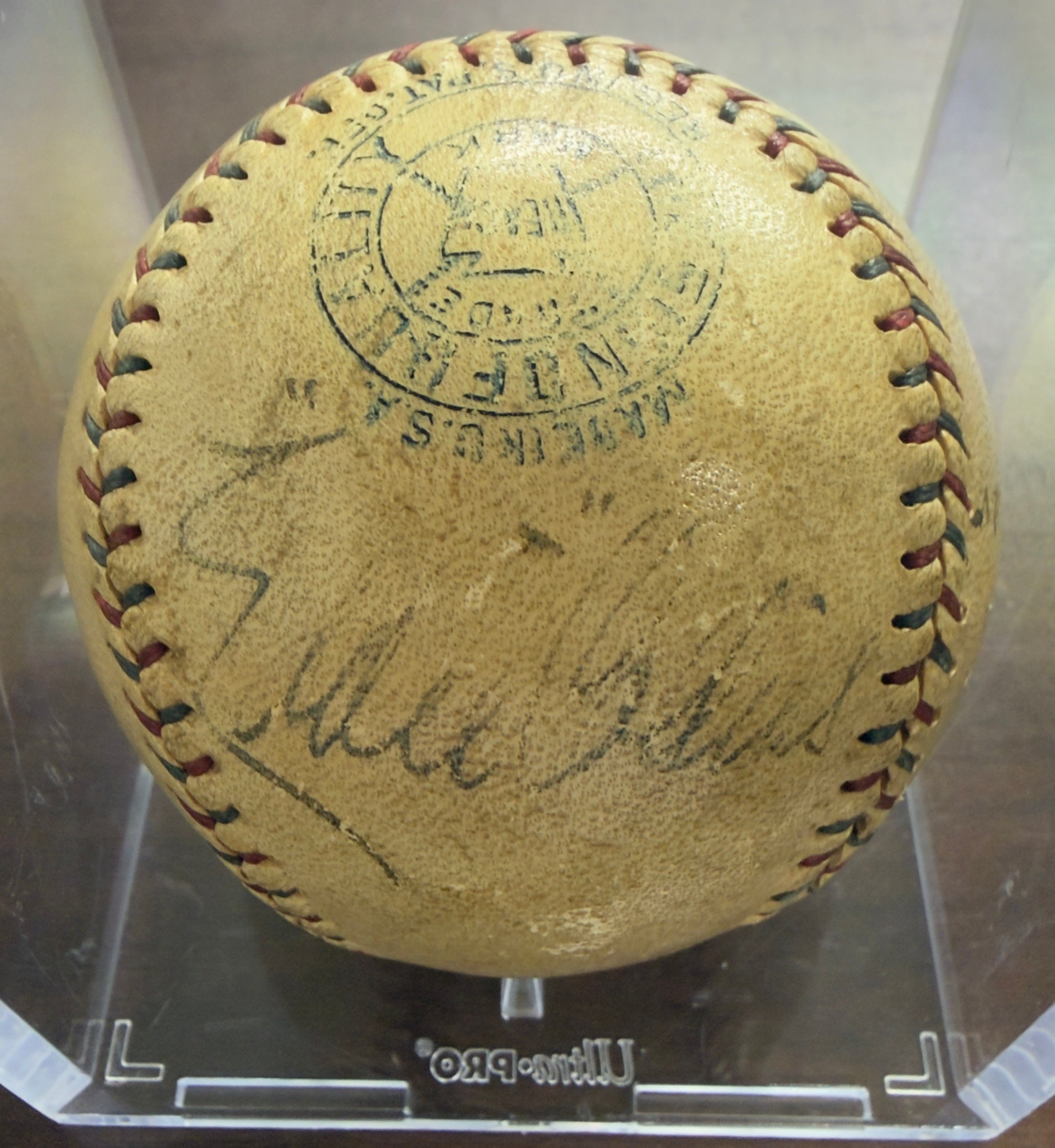 Ty Cobb Signed Autographed OAL Baseball + Speaker, Collins, Gleason JSA