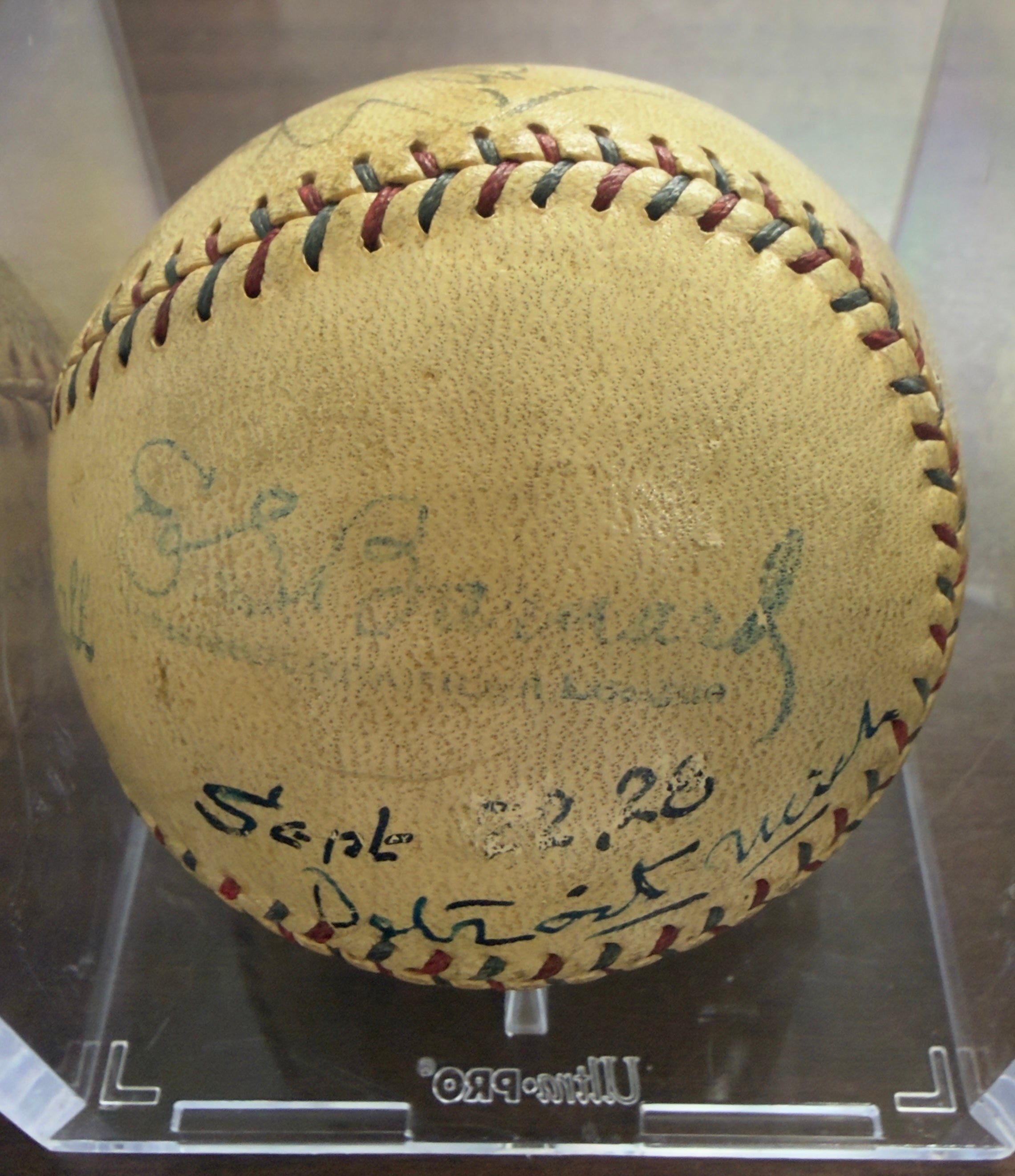 Ty Cobb Signed Autographed OAL Baseball + Speaker, Collins, Gleason JSA