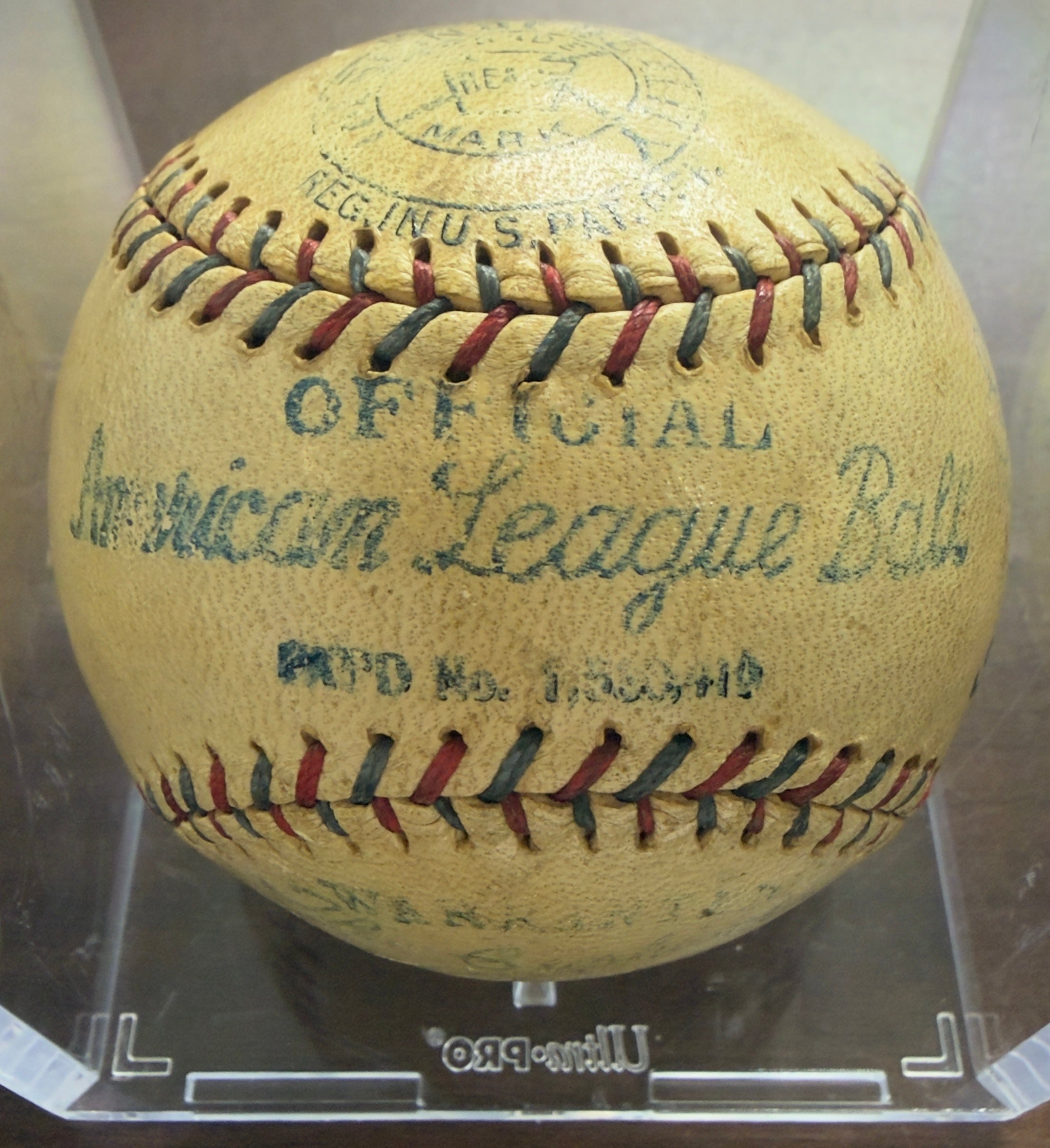 Ty Cobb Signed Autographed OAL Baseball + Speaker, Collins, Gleason JSA