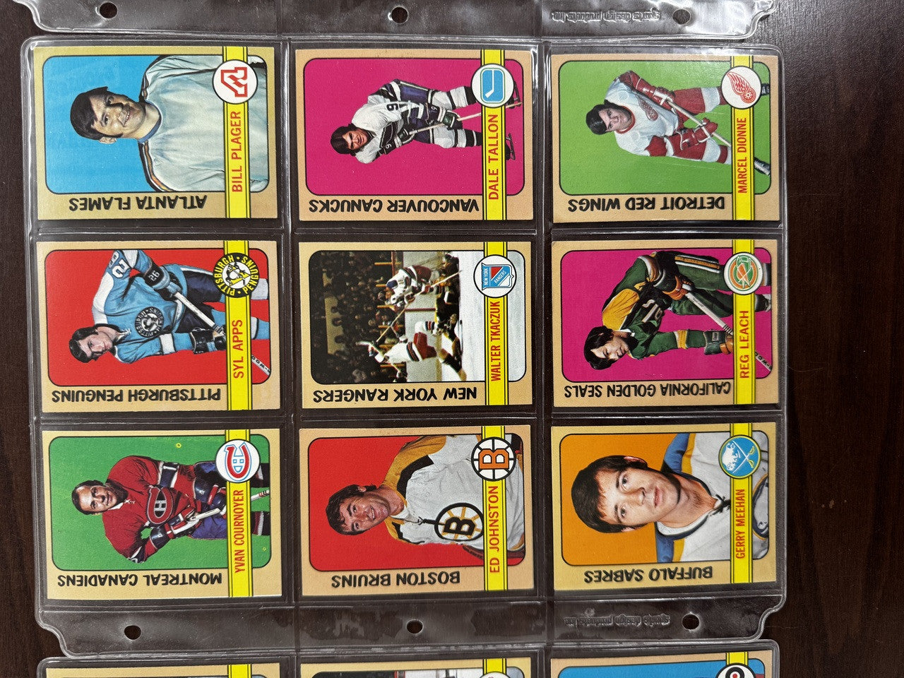 1972-73 Topps Hockey Complete Set (176) EX Overall