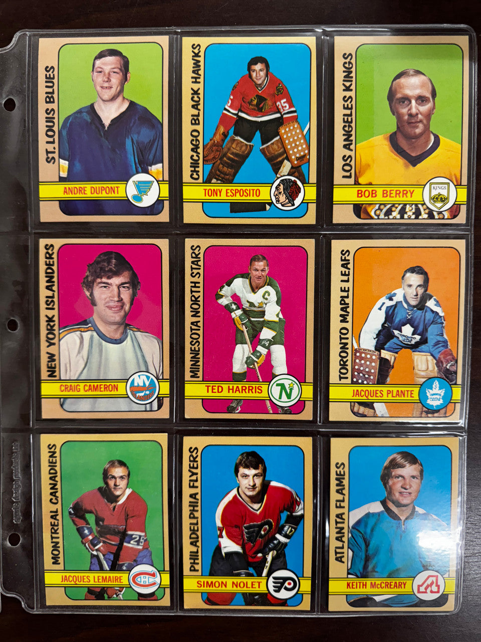 1972-73 Topps Hockey Complete Set (176) EX Overall