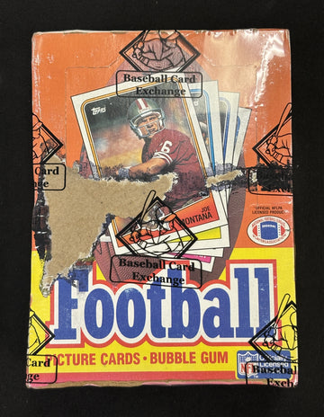 1988 Topps Football Wax Box X Out BBCE Wrapped/Sealed