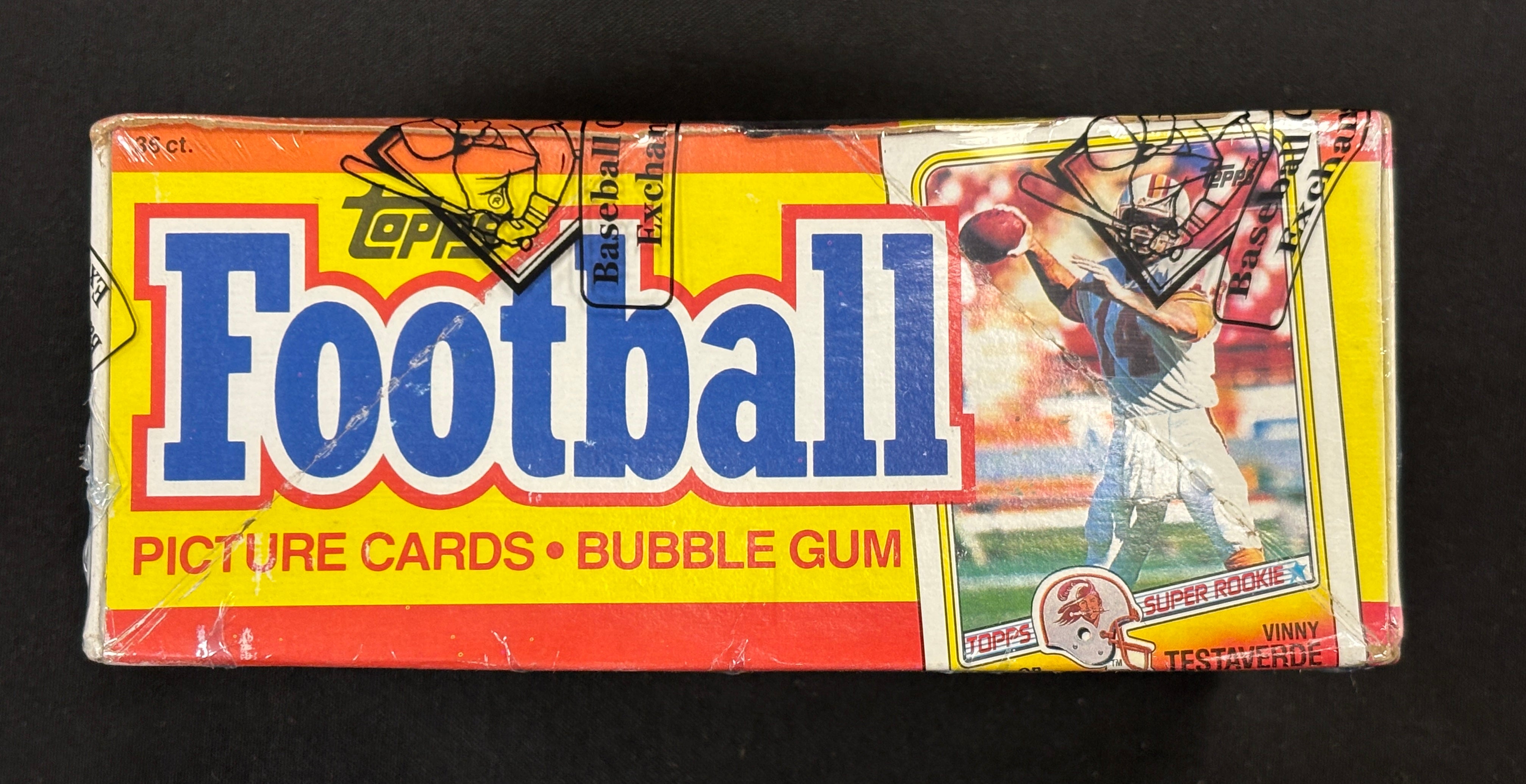 1988 Topps Football Wax Box X Out BBCE Wrapped/Sealed