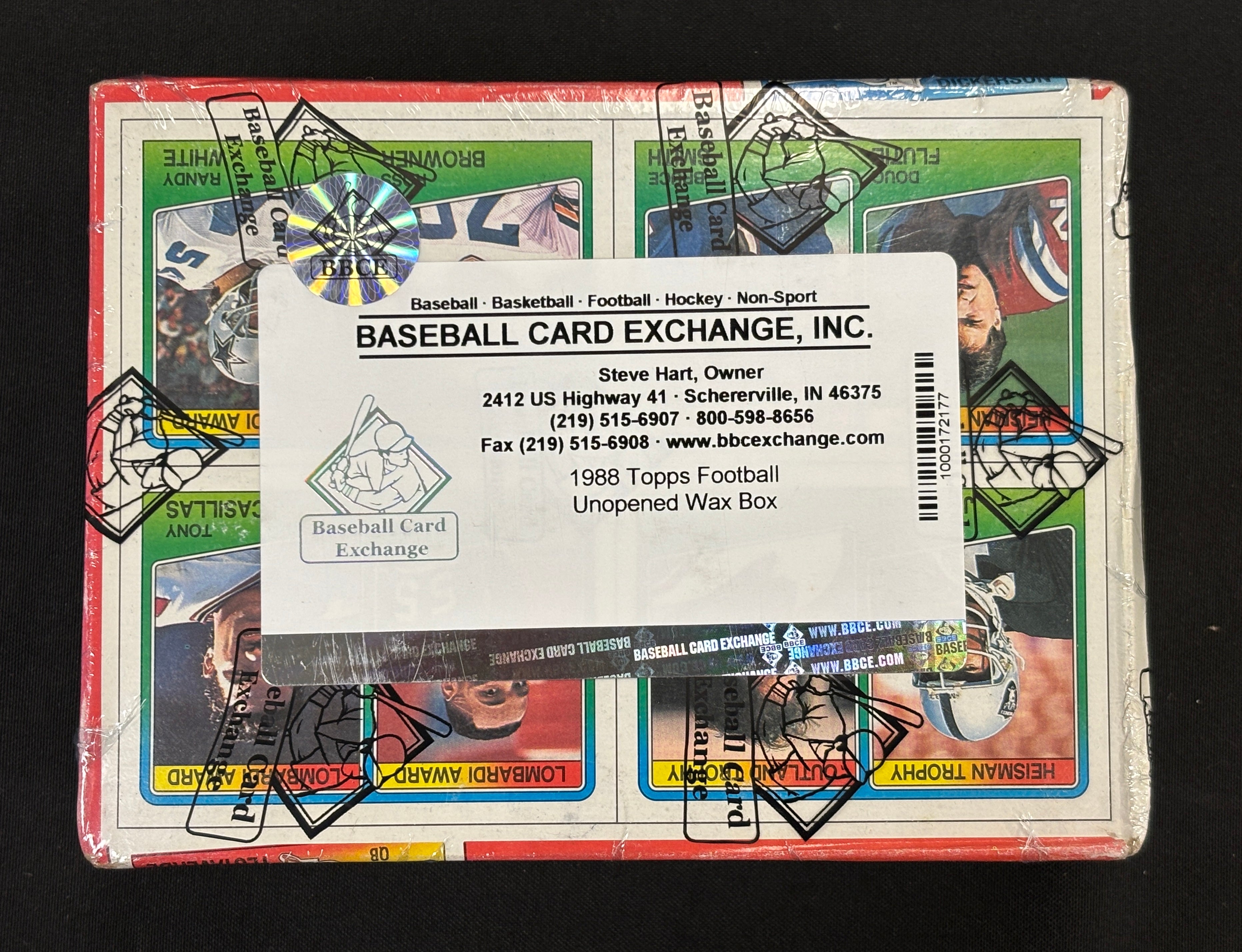 1988 Topps Football Wax Box X Out BBCE Wrapped/Sealed