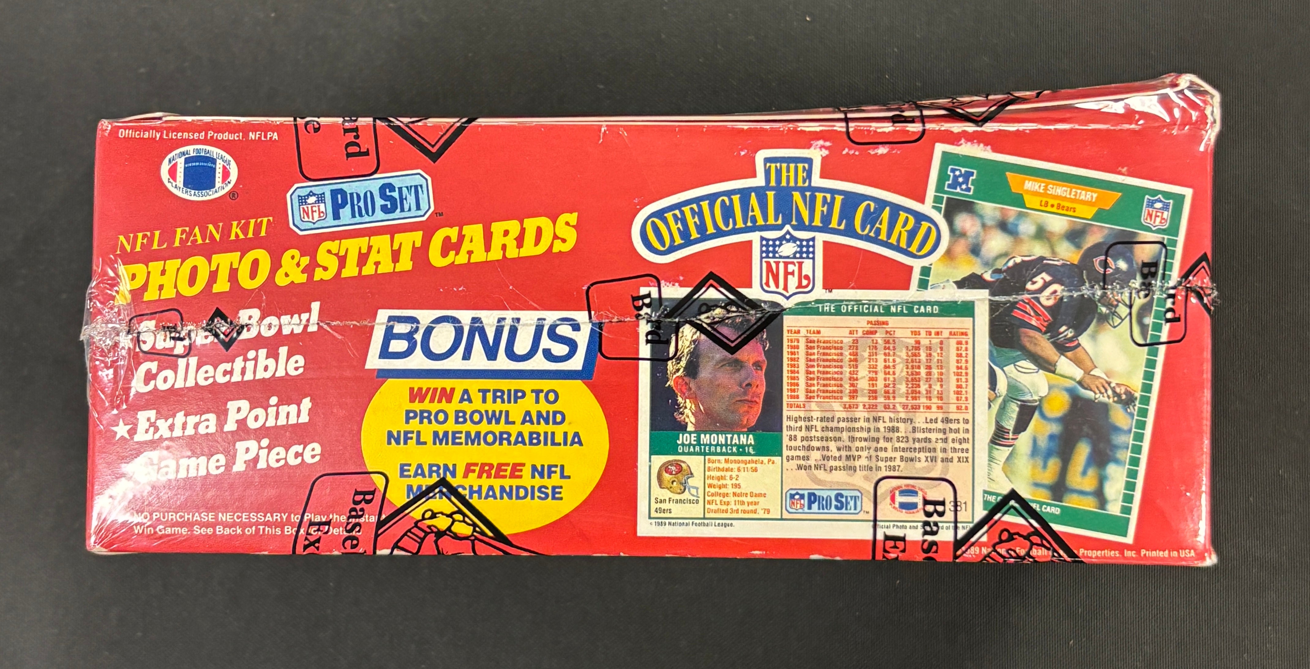 1989 Pro Set Football Series One Box BBCE Wrapped/Sealed FASC