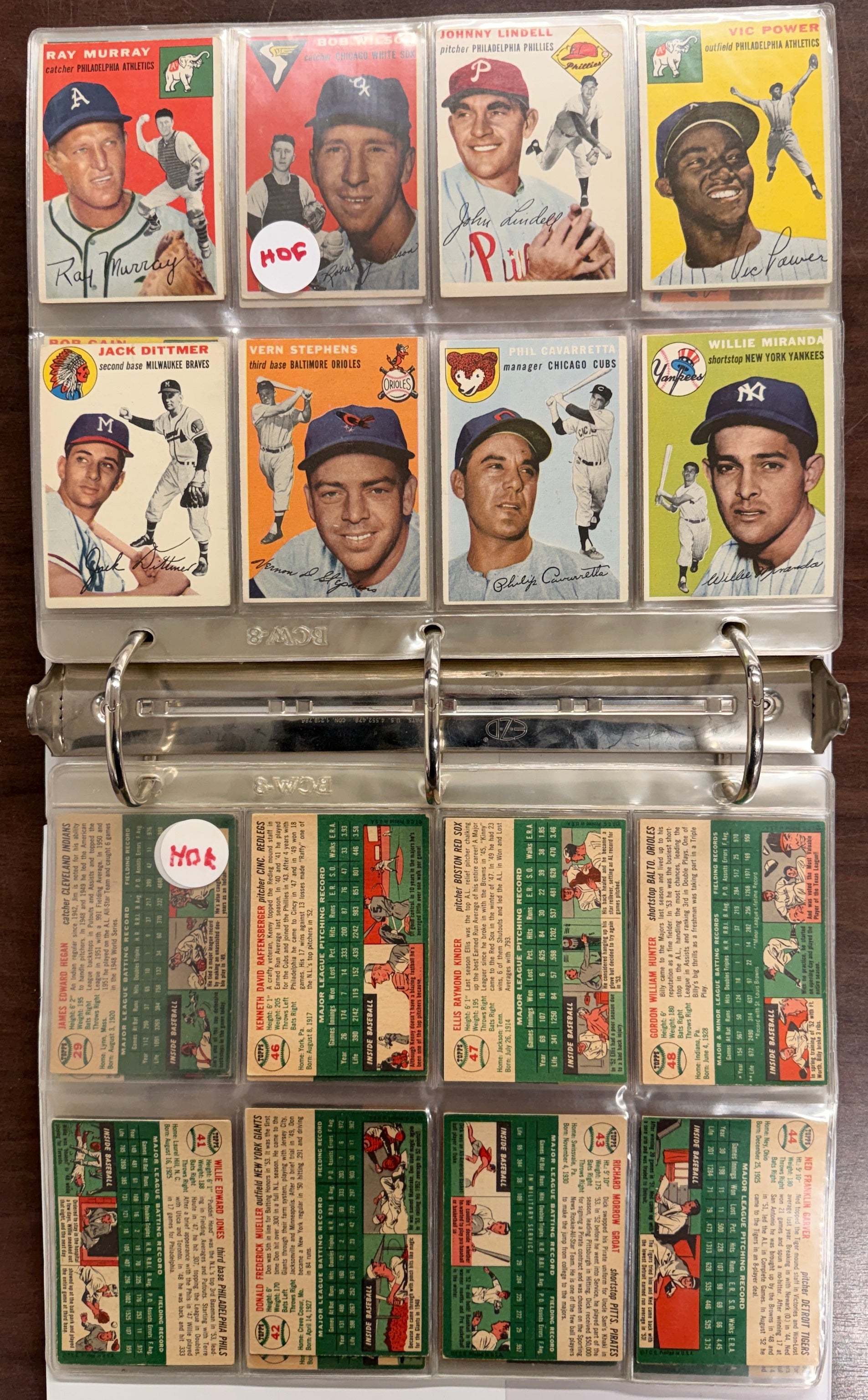 1954 Topps Baseball Complete Set (250) VG-VG/EX