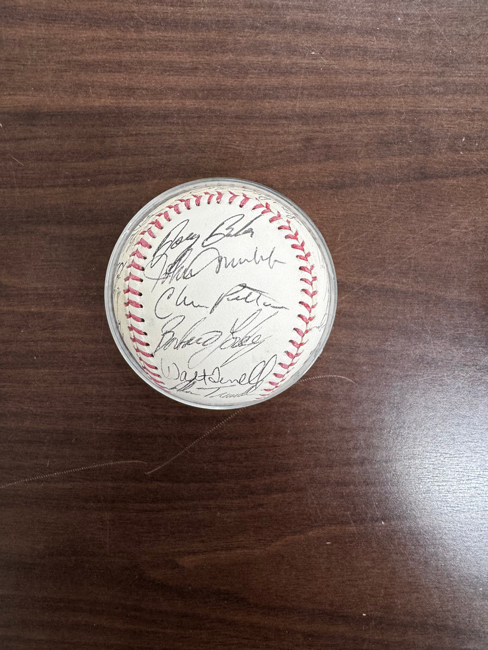 1986 Detroit Tigers Team Signed Autographed Wilson Baseball