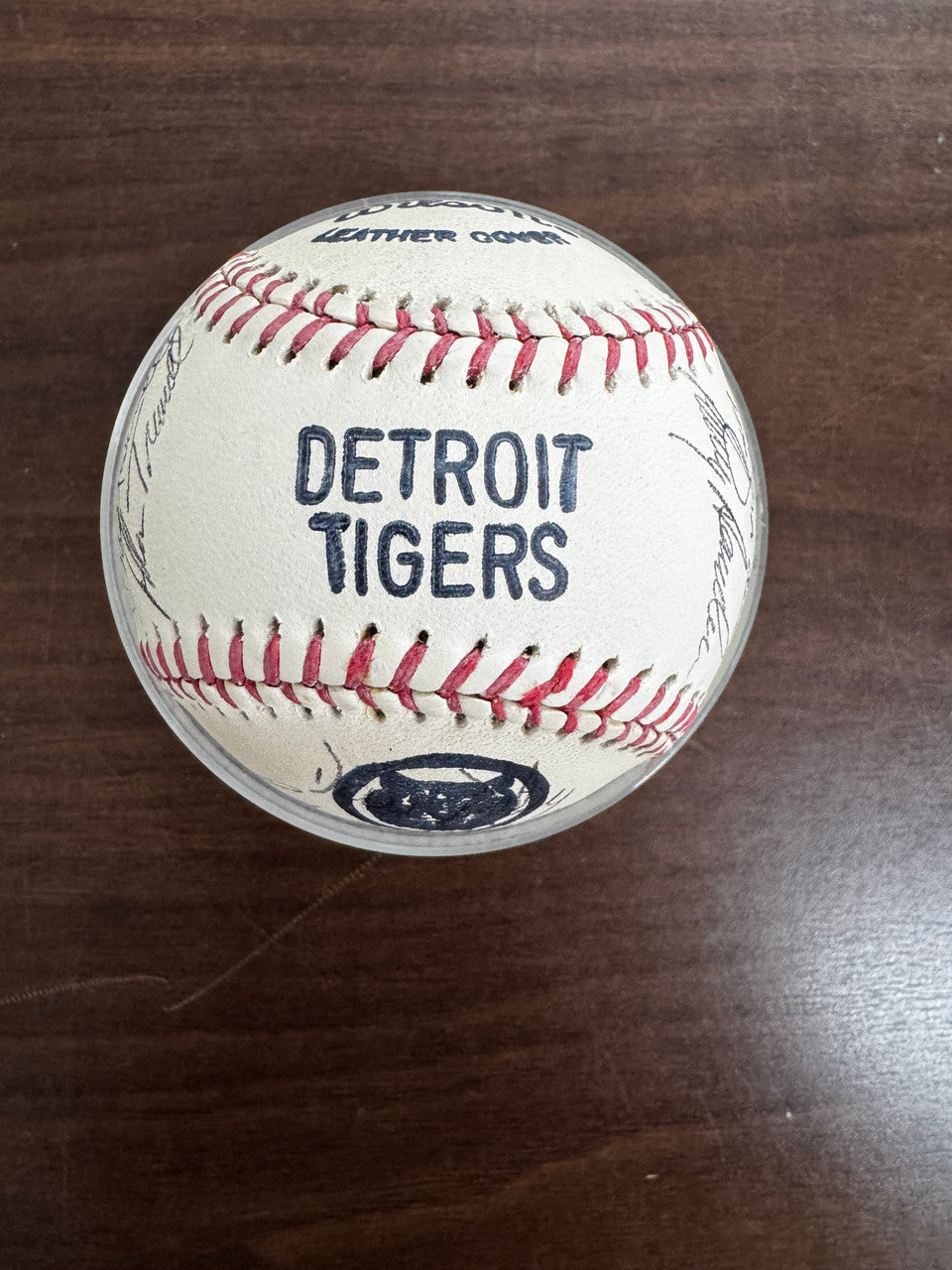 1986 Detroit Tigers Team Signed Autographed Wilson Baseball