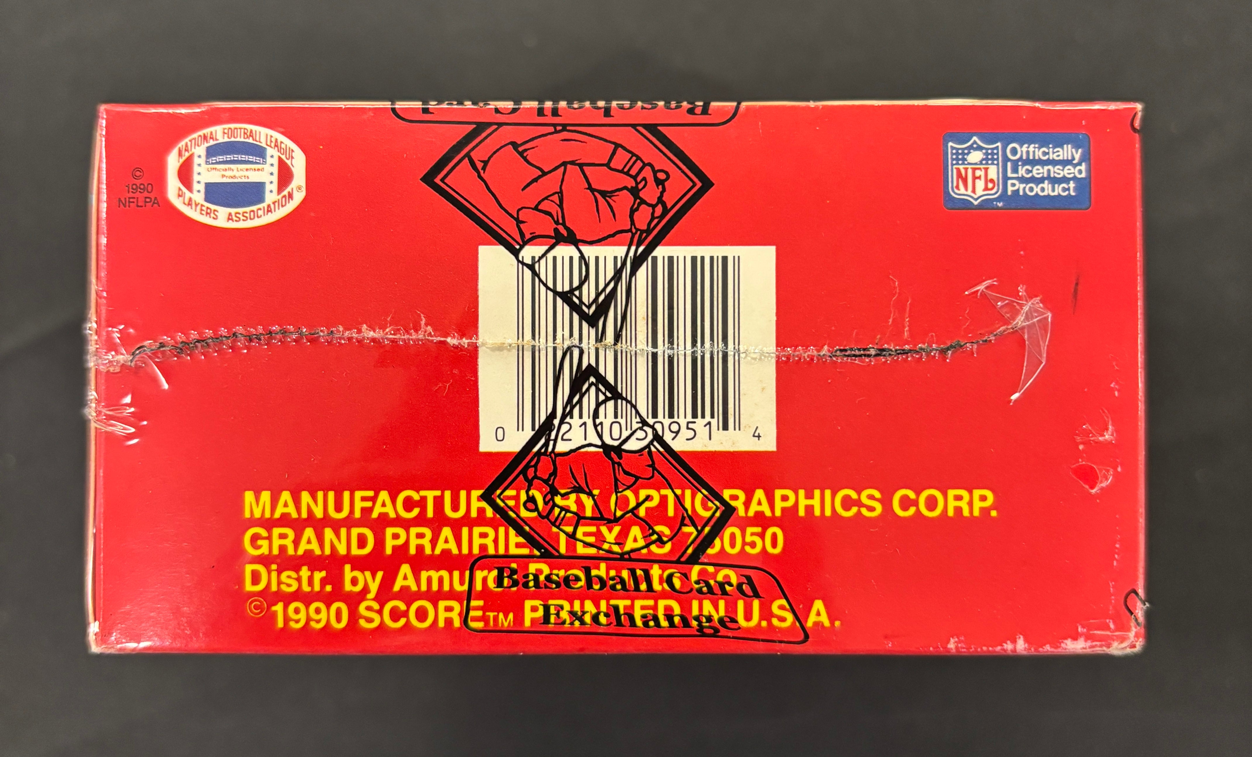 1990 Score Football Series One Box BBCE Wrapped/Sealed FASC