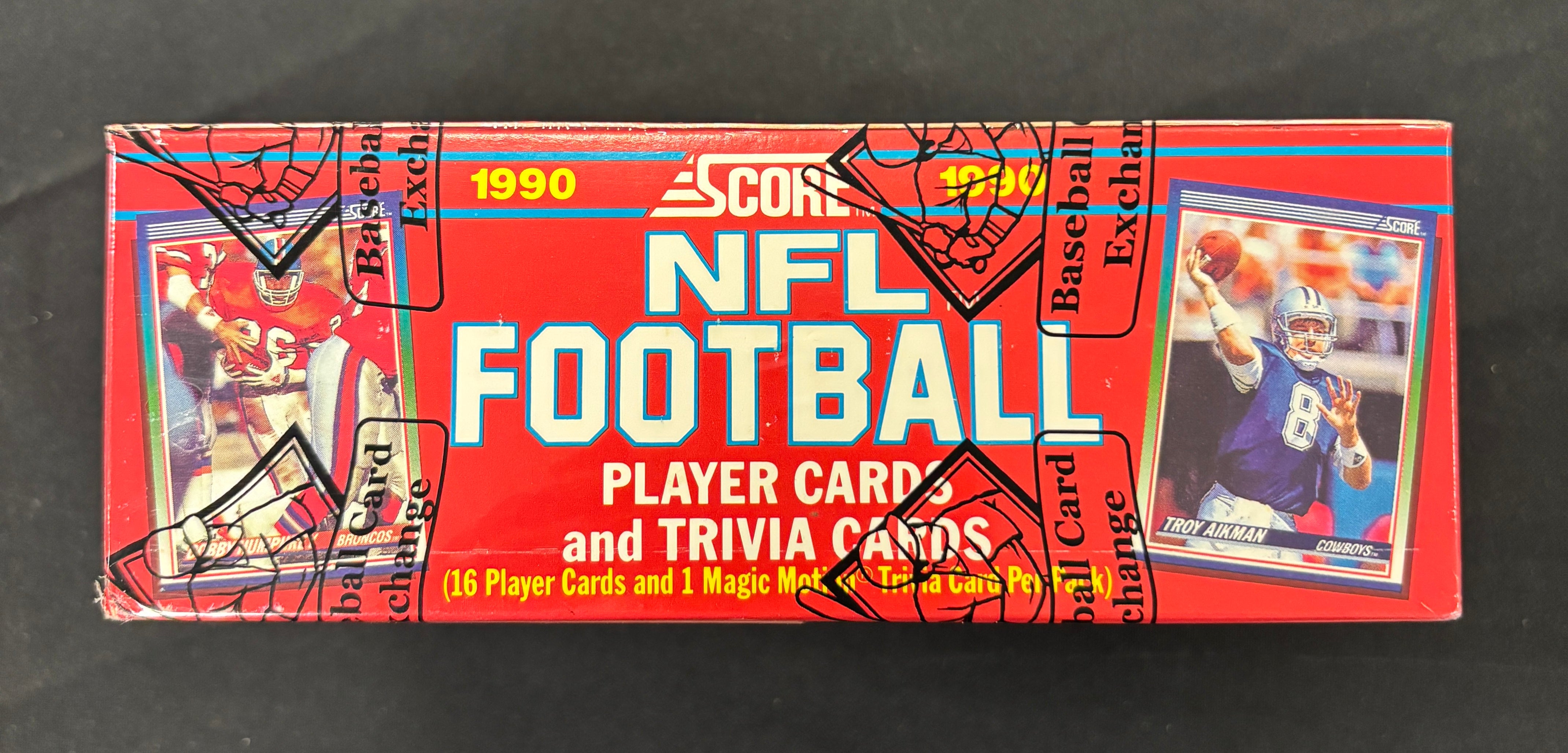 1990 Score Football Series One Box BBCE Wrapped/Sealed FASC