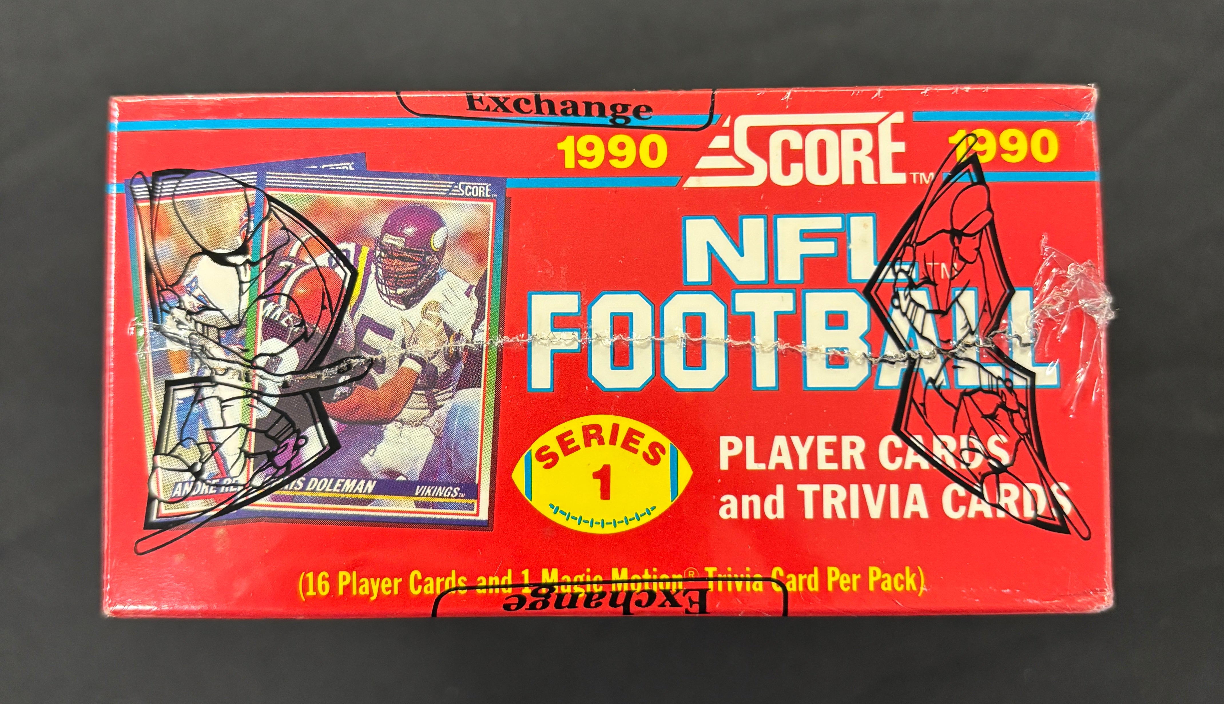 1990 Score Football Series One Box BBCE Wrapped/Sealed FASC