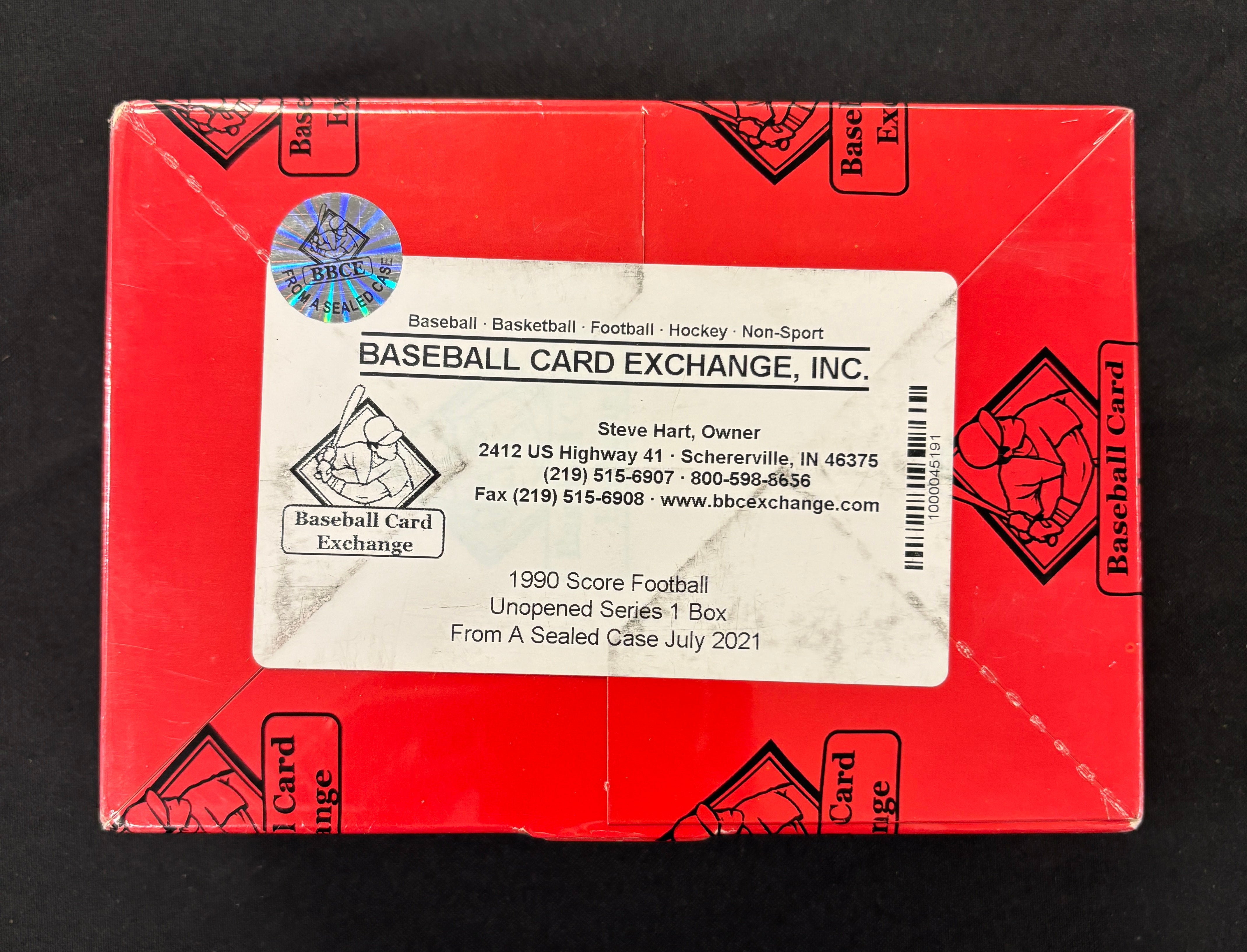 1990 Score Football Series One Box BBCE Wrapped/Sealed FASC
