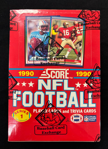 1990 Score Football Series One Box BBCE Wrapped/Sealed