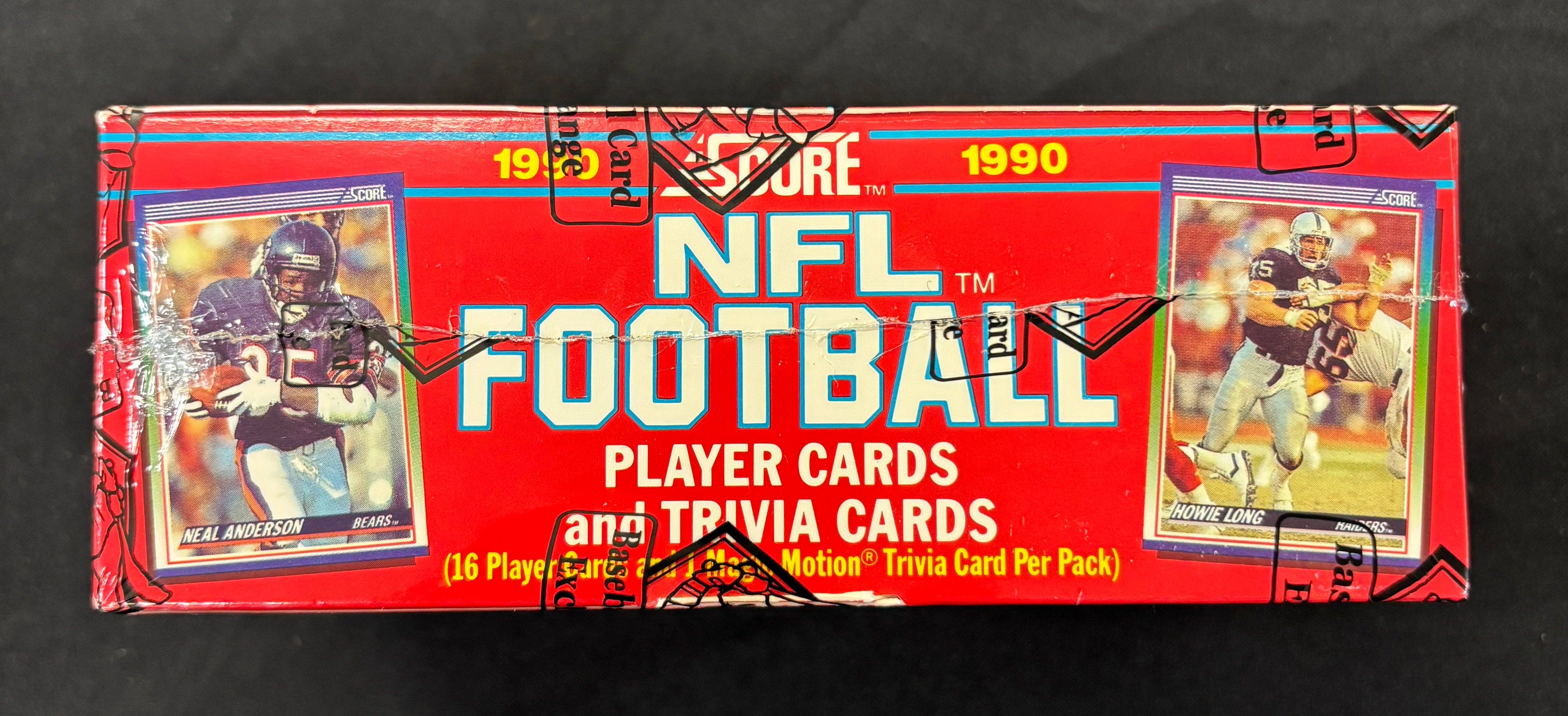 1990 Score Football Series One Box BBCE Wrapped/Sealed