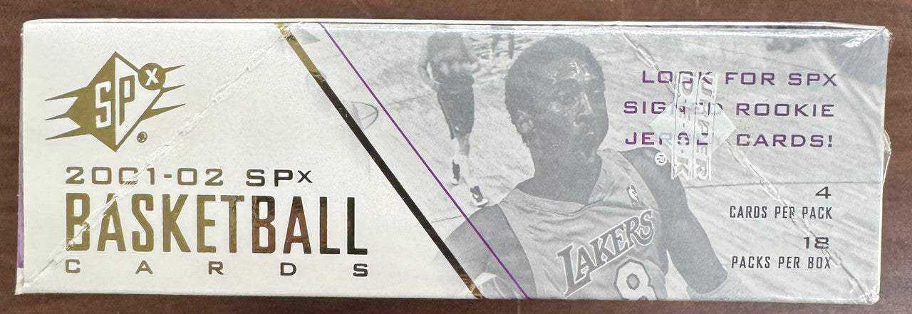 2001/02 Upper Deck SPx Basketball Hobby Box Factory Sealed