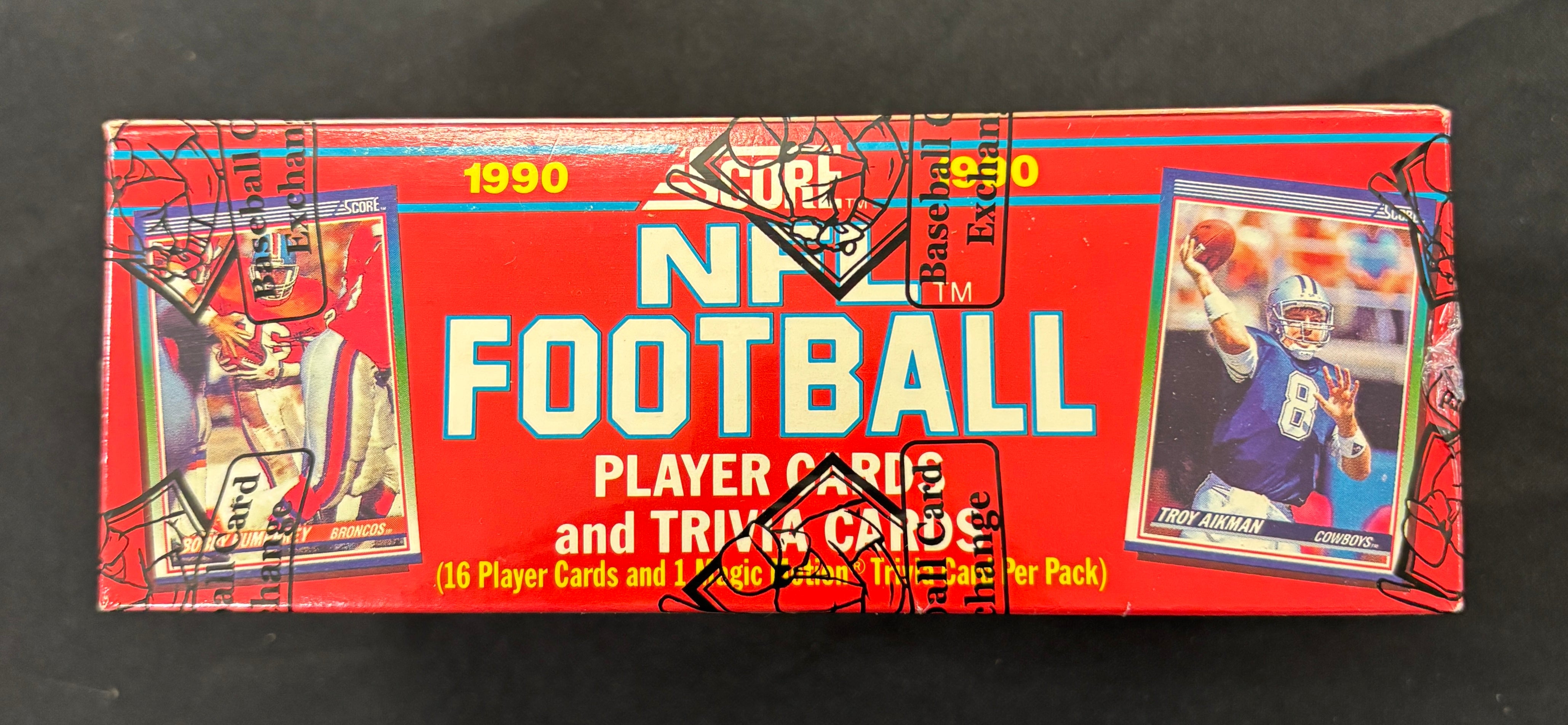 1990 Score Football Series One Box BBCE Wrapped/Sealed