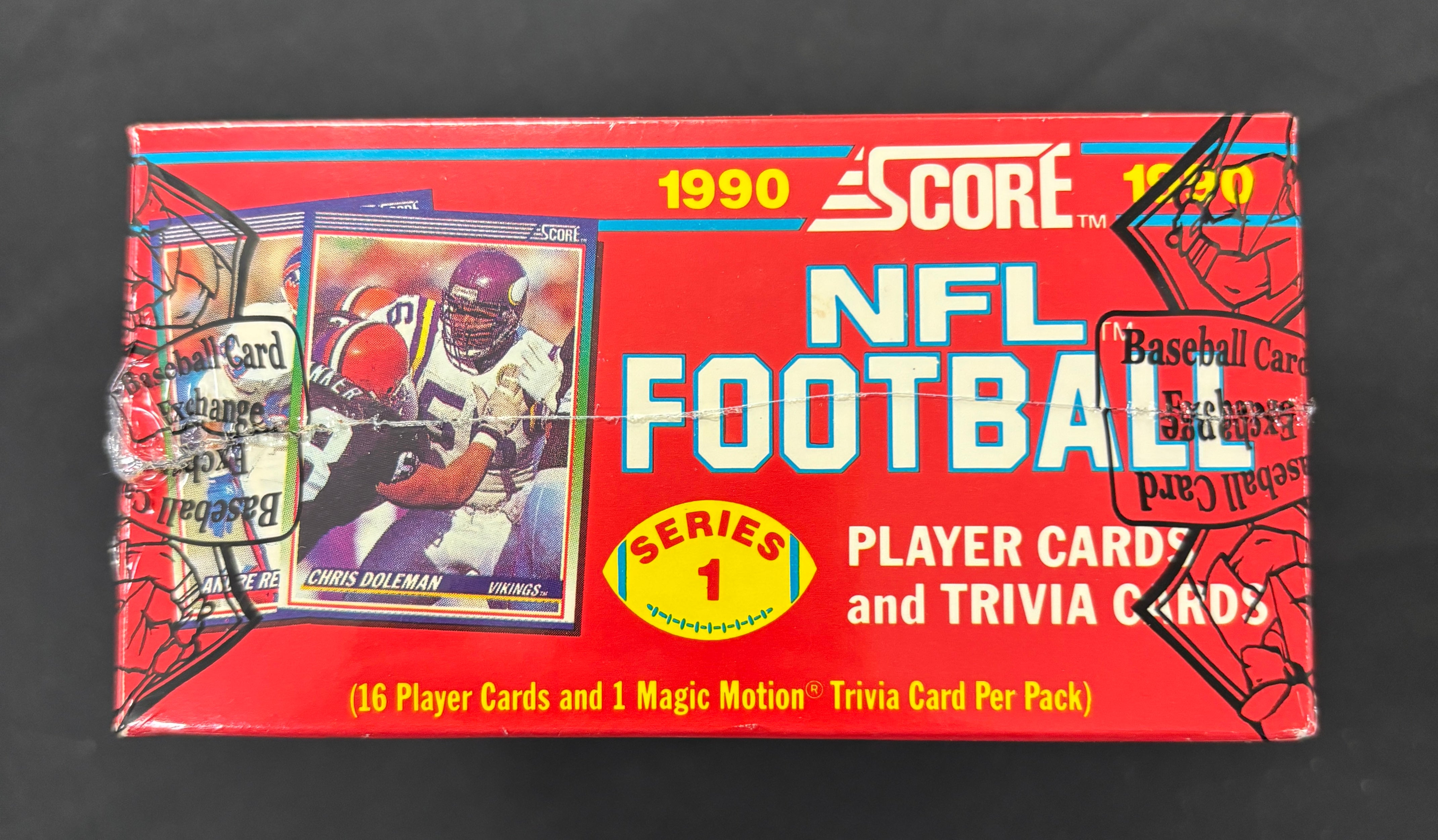 1990 Score Football Series One Box BBCE Wrapped/Sealed
