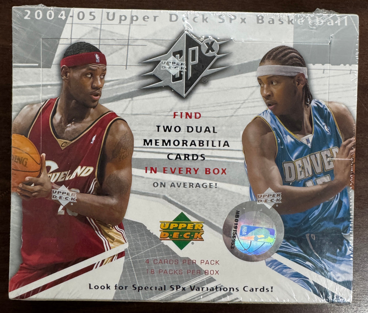 2004/05 Upper Deck SPx Basketball Hobby Box Factory Sealed